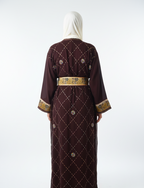 Brown Kaftan Back Shot