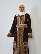Brown Kaftan Enhanced Clarity