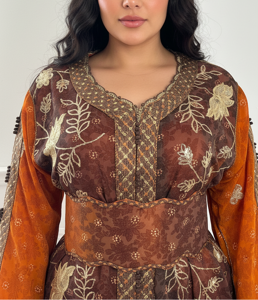 Close-up with model
