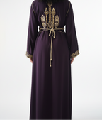 Plum Kaftan – Back View, Size XL