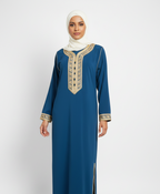 Teal Kaftan Full Body Updated